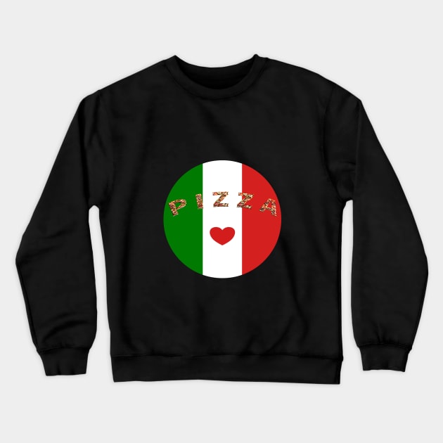 I love Pizza Crewneck Sweatshirt by Ocin Design